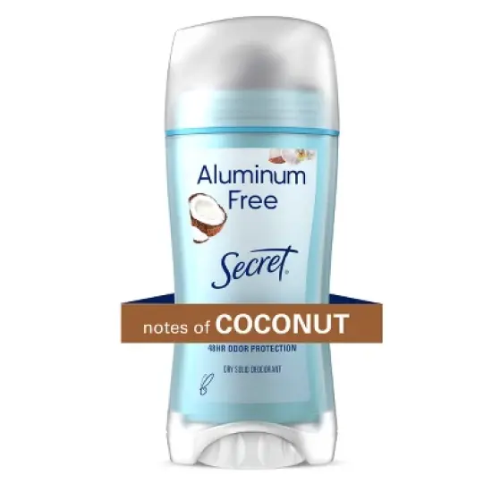 Secret Solid Deodorant for Women - Coconut - Aluminum-Free 2.4oz image {1}