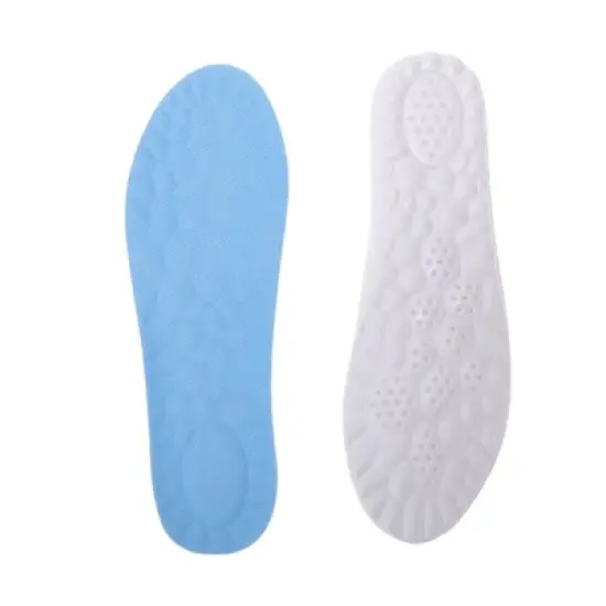 Unique Bargains 6D Height Increase Shoe Inserts Fit Shoe White Blue 1 Pair image {7}