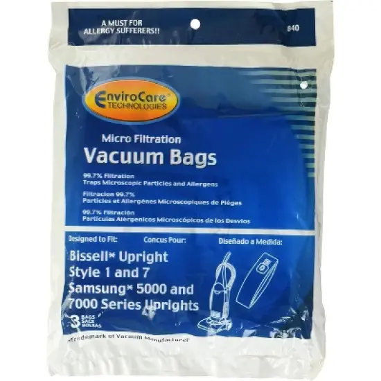 Bissell Replacement Style 7 Bags (6 Pack) image {6}