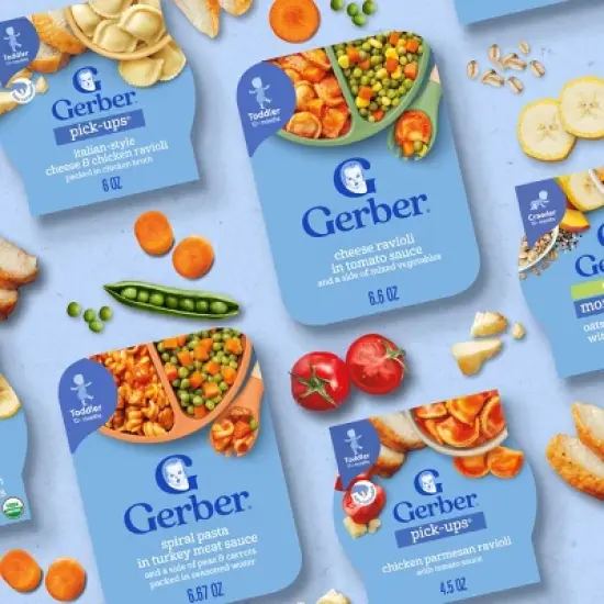 Gerber Baby Food Mashed Potatoes & Gravy with Roasted Chicken and Carrots Toddler Meals - 6.6oz image {5}