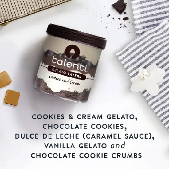 Talenti Gelato Layers Cookies & Cream - 10.7oz image {2}