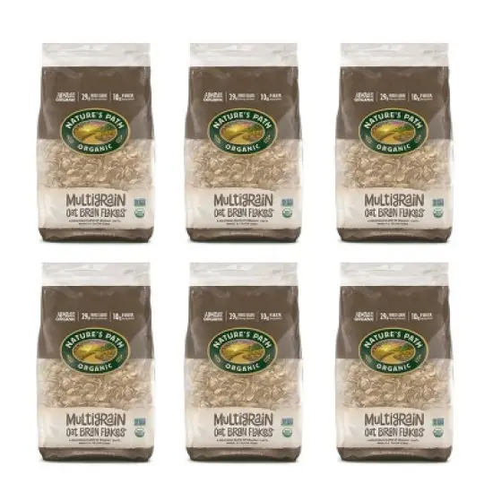 Nature's Path Organic Multigrain Flakes Cold Cereal - 6ct / 32oz image {7}