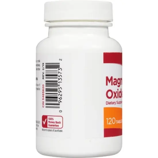 Leader 400 mg Magnesium Oxide 120 Tablets image {4}