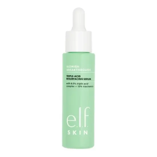 e.l.f. Blemish Breakthrough Triple-Acid Resurfacing Serum - 0.94 fl oz image {5}