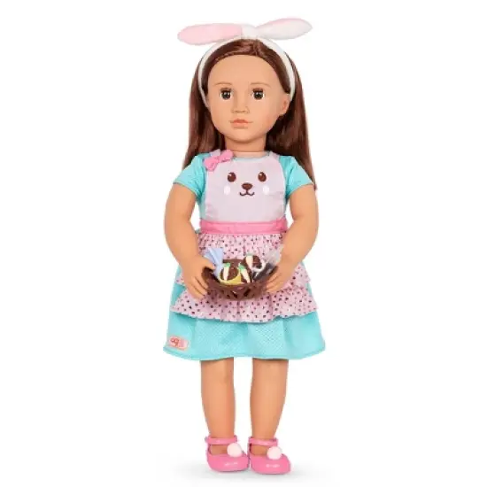 Our Generation Rabbits & Carrots Bunny-Themed Baking Outfit for 18" Dolls image {1}