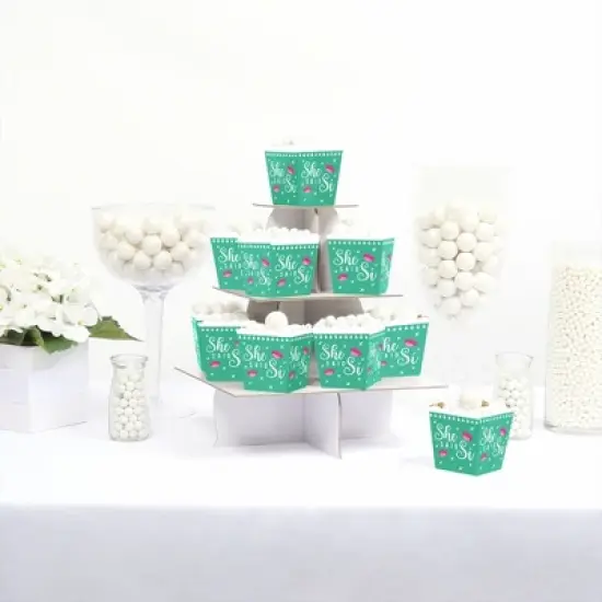 Big Dot of Happiness Final Fiesta - Party Mini Favor Boxes - Last Fiesta Bachelorette Party Treat Candy Boxes - Set of 12 image {1}