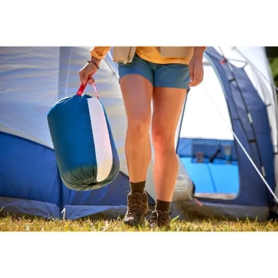 Coleman Tidelands 30 Degree Mummy Sleeping Bag - Blue image {5}