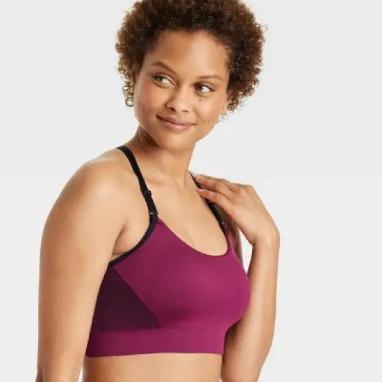 Women's Nursing Yoga Bralette - Auden&trade; Red image {2}
