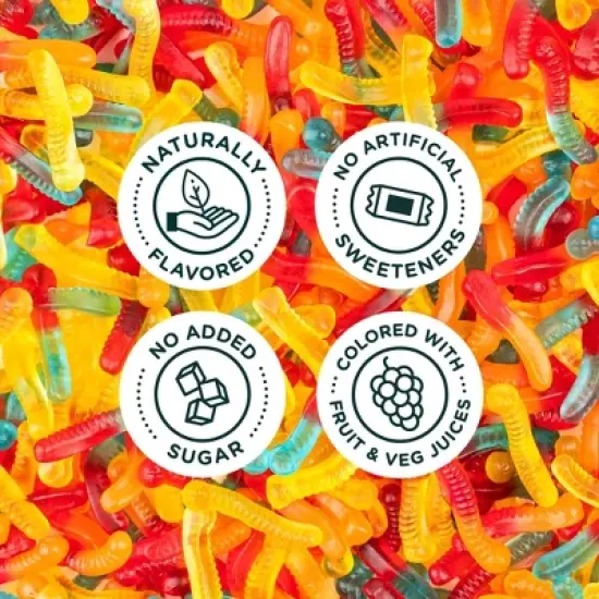SmartSweets Halloween Gummy Worms Candy - 1.25oz image {2}