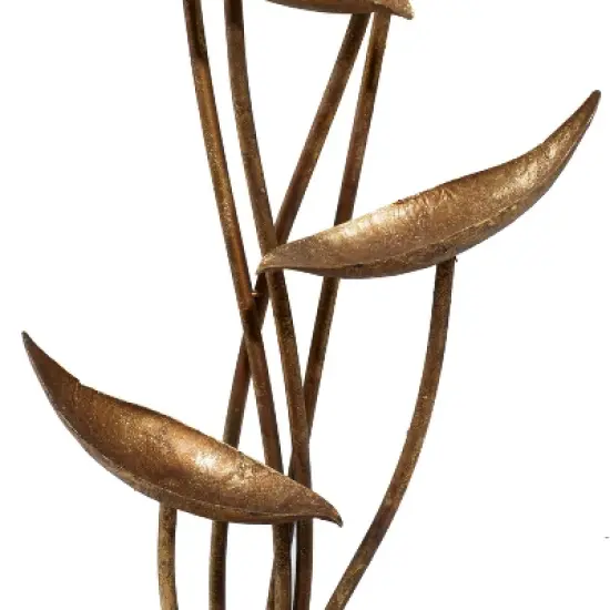 43" Metal Rustic Fountain Gold - Olivia & May image {3}