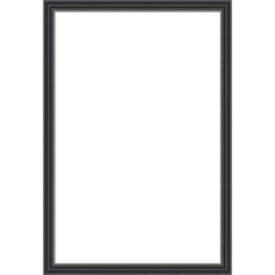 Amanti Art Stylish Black Narrow Framed Dry Erase Magnetic Board image {9}