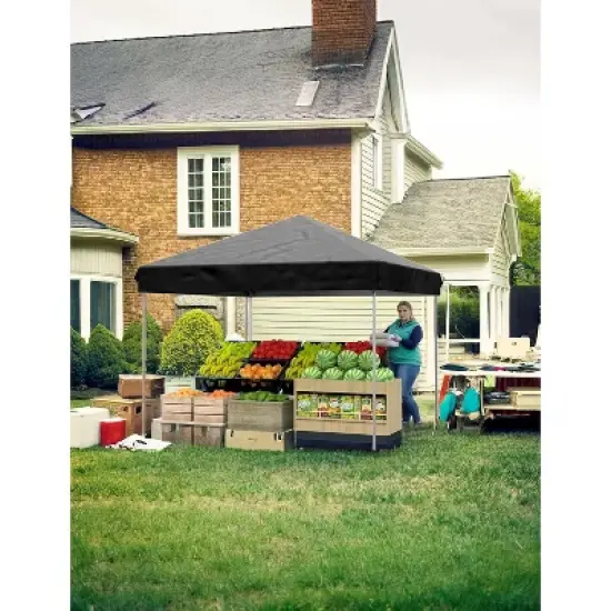 10x10FT Pop Up Canopy Tent, Folding Tent Shelter with 4 Removable Sidewalls, Easy Setup Outdoor Canopy, Height Adjustable Shelter Gazebos image {5}