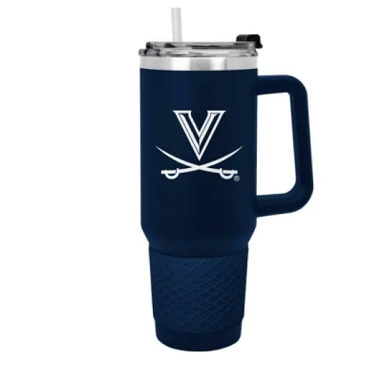 NCAA Virginia Cavaliers Colossus Travel Mug - 40oz: Stainless Steel, Silicone Grip image {4}