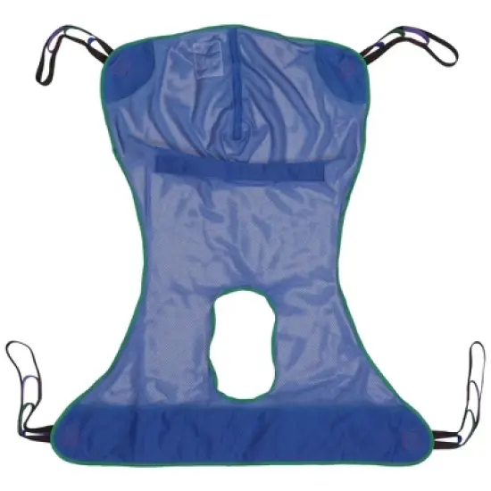 McKesson Full Body Commode Sling 53 x 42 Inch Mesh image {4}