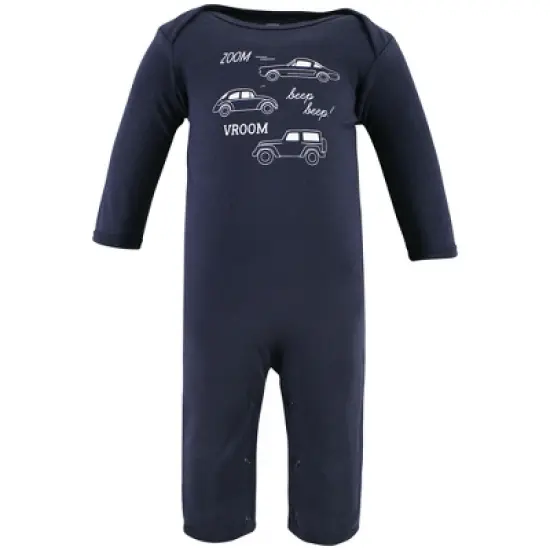 Hudson Baby Infant Boys Cotton Coveralls, Cars image {4}