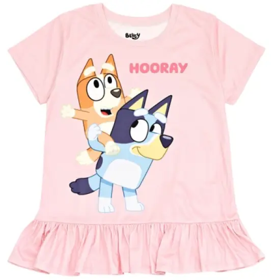 Bluey Bingo Girls T-Shirt and Shorts Outfit Set Toddler to Big Kid image {1}