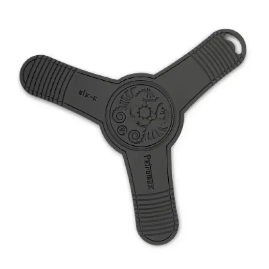 Petromax Silicone Trivet for Camp Dutch Ovens and Pans, Cold and Heat Resistant Non-Slip Base Protection with Lid Grooves, 12.6 inch diameter, Black image {5}