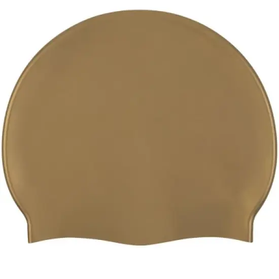 Sporti Solid Metallic Silicone Swim Cap image {1}