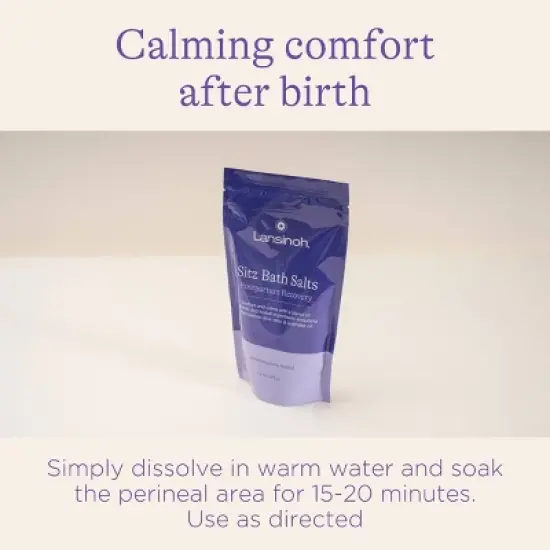 Lansinoh Soothing Sitz Bath Salts Postpartum Essentials - 10oz image {7}