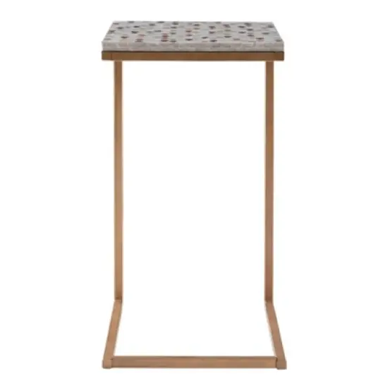 Priscille Accent C Table Gold - Linon image {4}