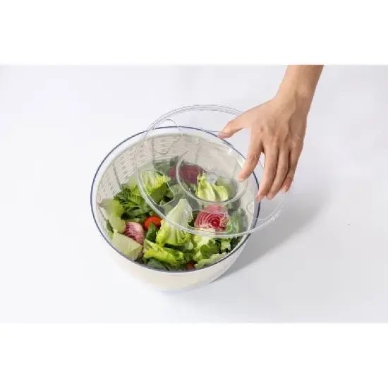Cook With Color 4.5qt Round Electric Salad Spinner image {2}