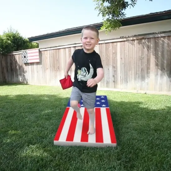 GoSports 4 ft x 2 ft All-Weather Cornhole Board Game Set image {5}