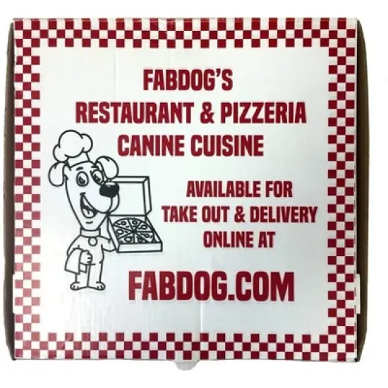 fabdog 10" Pizza Squeaky Toy image {2}