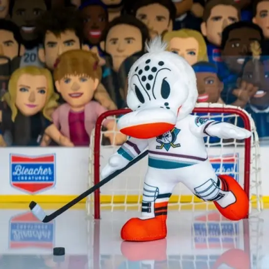 Bleacher Creatures Anaheim Ducks Wild Wing 10" Mascot Plush Figure (Teal Triangle Uniform) image {3}