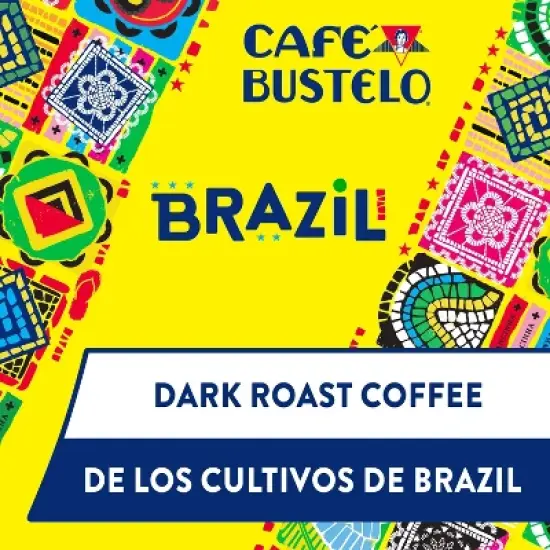 Caf&eacute; Bustelo Brazil Dark Roast Ground Coffee - 10oz image {2}