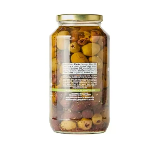 DeLallo Pitted Olives Jubilee, 32 oz Jar, (3 Pack) image {5}