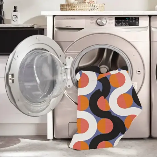 Rexford Washable Outdoor Rug Orange/Pink - Linon image {7}