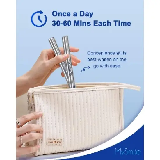 MySmile Teeth Whitening Pen Kit 14 Treatments - 2Pcs Non-Sensitive Teeth Whitening Gel Pen image {2}