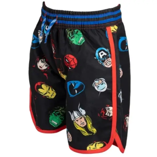 Marvel Avengers Iron Man Black Panther Thor Rash Guard and Swim Trunks Outfit Set Toddler image {6}