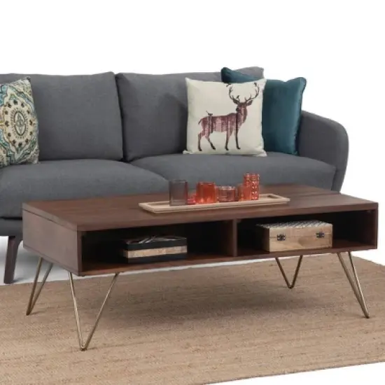 Moreno Solid Mango Wood Lift Top Coffee Table - WyndenHall image {1}