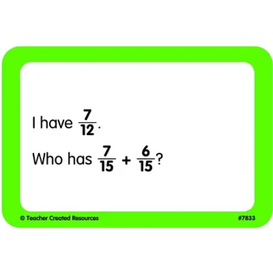 Teacher Created Resources I Have, Who Has Math Game - Grade 4-5 image {2}