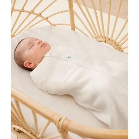 ergoPouch Cocoon Swaddle Sack 1.0 TOG Oatmeal Marle image {11}