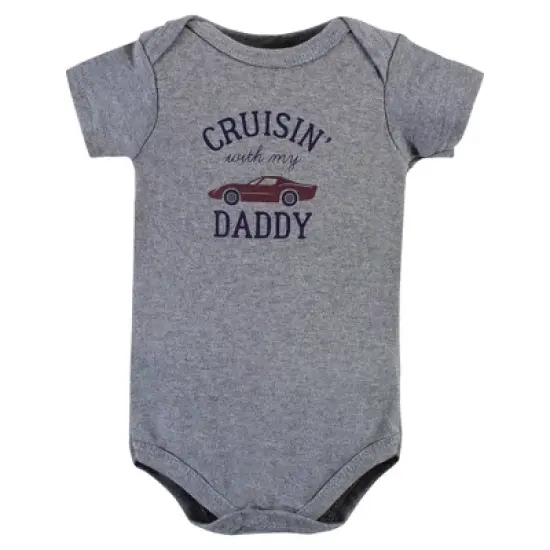 Hudson Baby Infant Boy Cotton Bodysuits, Cars image {2}