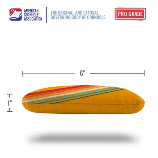 Retro Synergy Pro Orange Cornhole Bags (Set of 4) image {3}