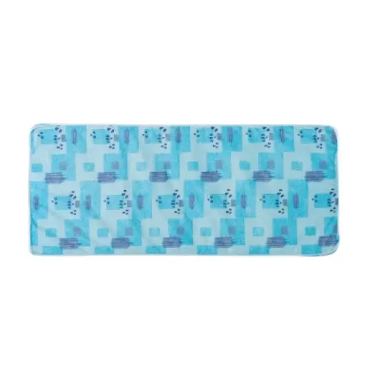 Twin Roma Folding Bed Blue - Linon image {3}