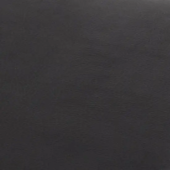 55 Downing Street Wood Bar Stool Black Gold 26" High Mid Century Modern Faux Leather Square Cushion with Footrest for Kitchen Counter Height Island image {2}