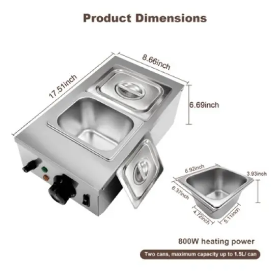 Chocolate Tempering Machine, Professional Chocolate Melter,  Chocolate Melting Machine with Lids image {1}