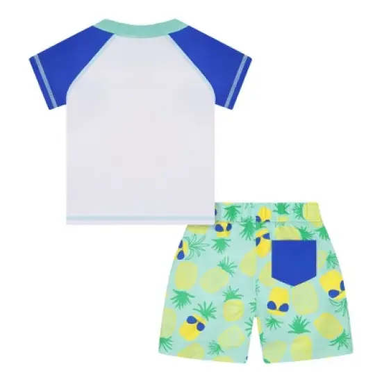 Andy & Evan Toddler Boys Rashguard Set Multicolored, Size 3T image {1}