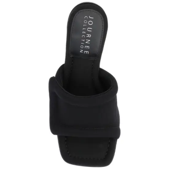 Journee Collection Womens Addriel Tru Comfort Foam Mid Heel Open Toe Pumps image {3}