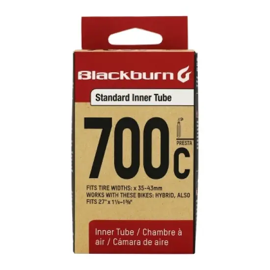 Blackburn 700c Bike Tube - Black image {3}
