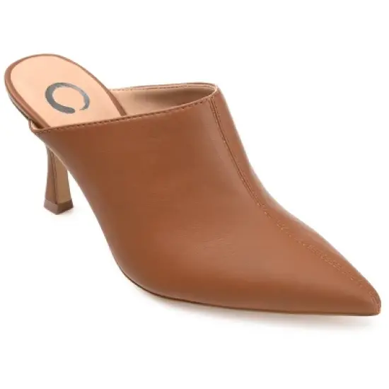 Journee Collection Womens Shiyza Mules High Stiletto Pointed Toe Pumps image {11}