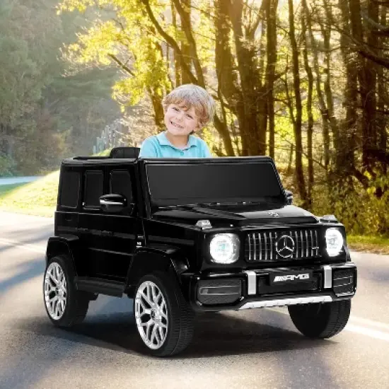 Costway 12V Kids Ride On Car Licensed Mercedes Benz G63 Electric Vehicle with Remote Control image {1}