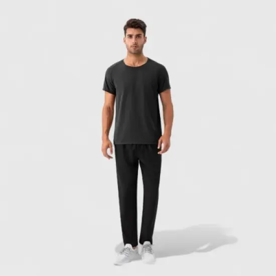 Anna-Kaci Active Men's Short Sleeve Performance T-Shirt with Breathable Mesh Fabric and Relaxed Athletic Fit image {4}