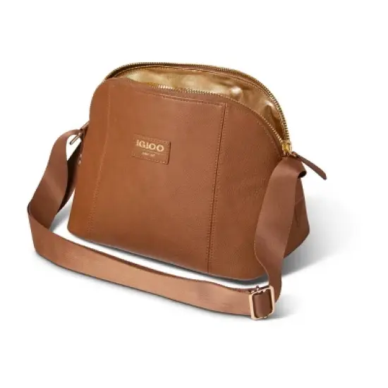 Igloo Luxe Crossbody Cooler Bag - Cognac image {13}