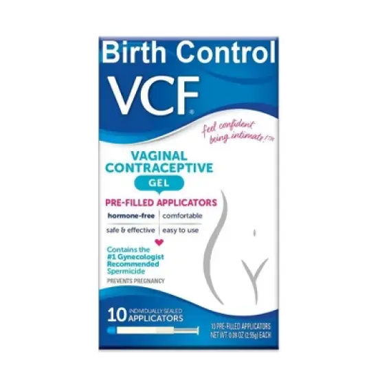 VCF Contraceptive Fragrance free Gel Pre-Filled Applicators - 10ct image {7}