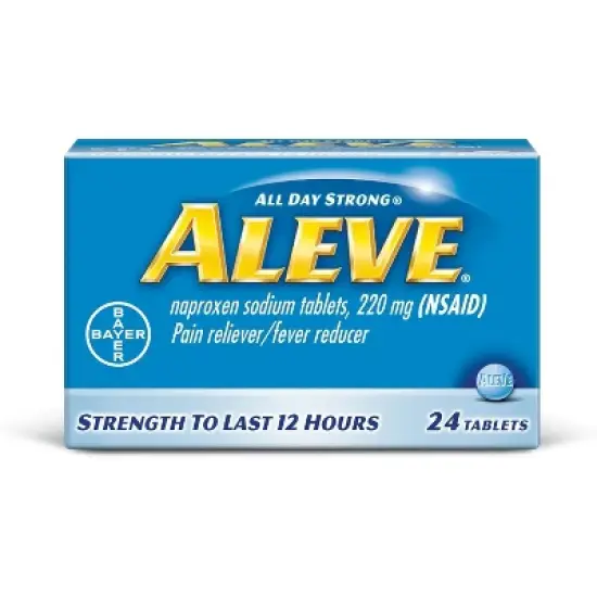 Aleve Naproxen Sodium Tablets 220mg 24 Count image {7}